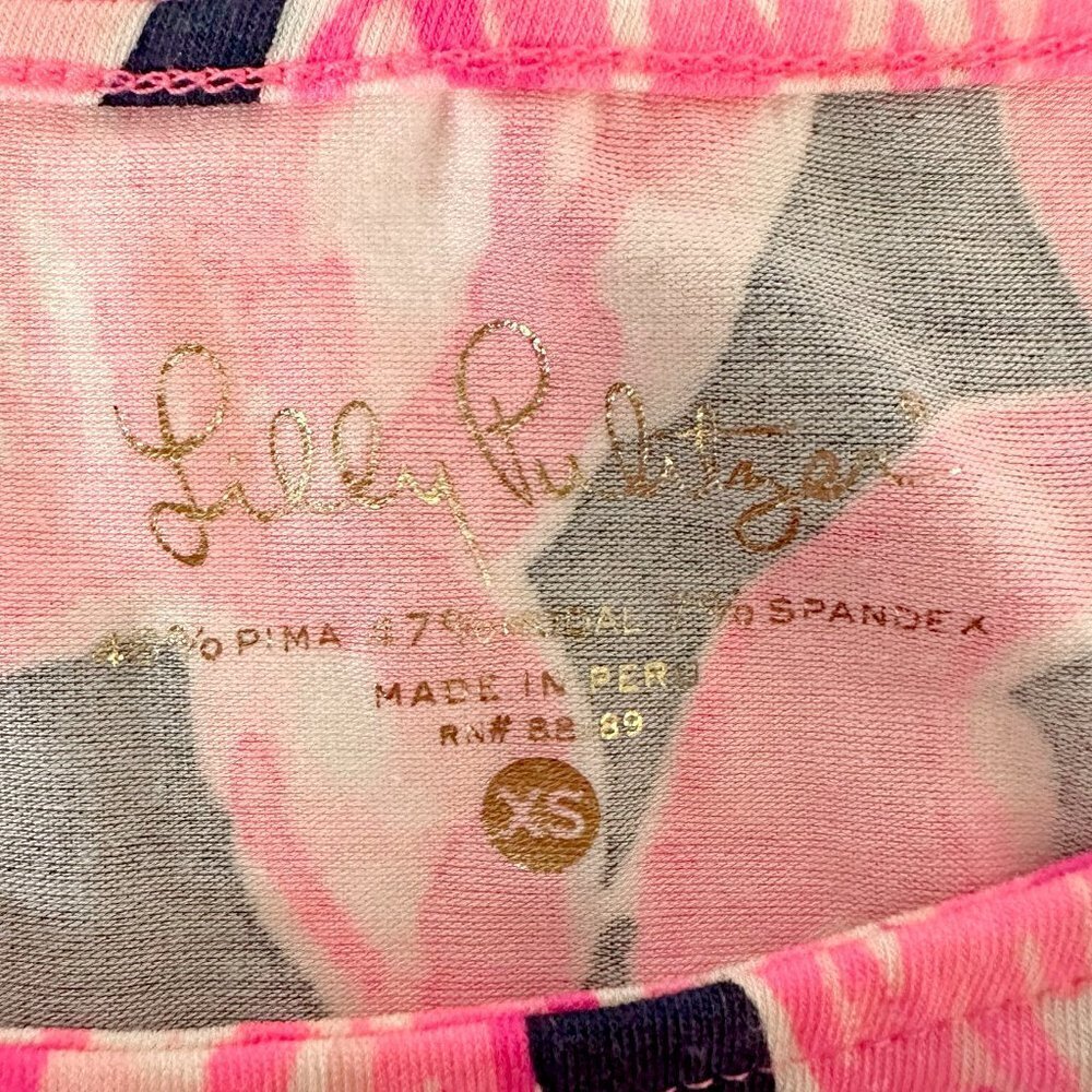 Lilly Pulitzer Waverly Flamingo Top - Picture 7 of 10